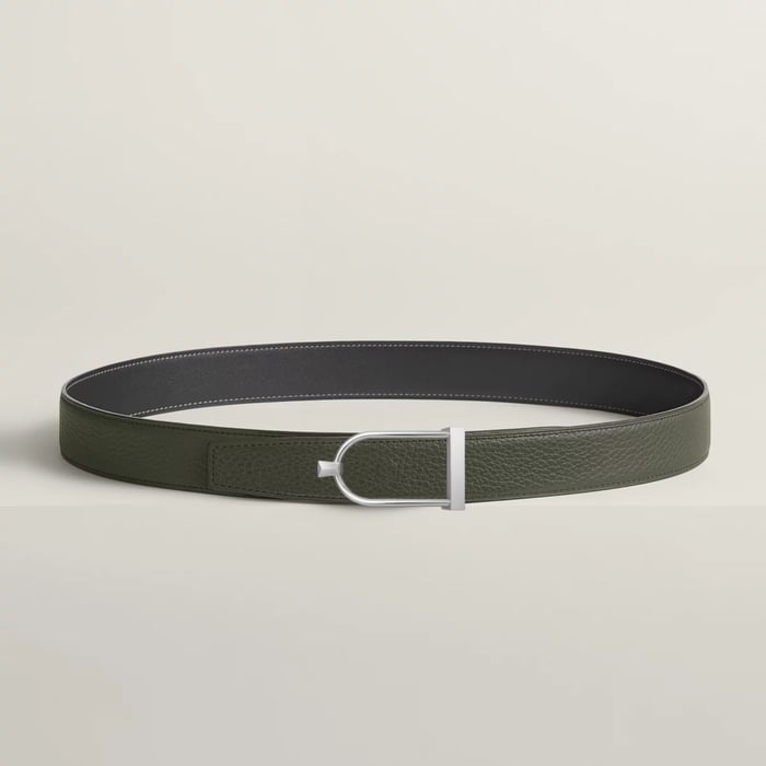 Ecrin Belt Buckle & Reversible Leather Strap 32 MM