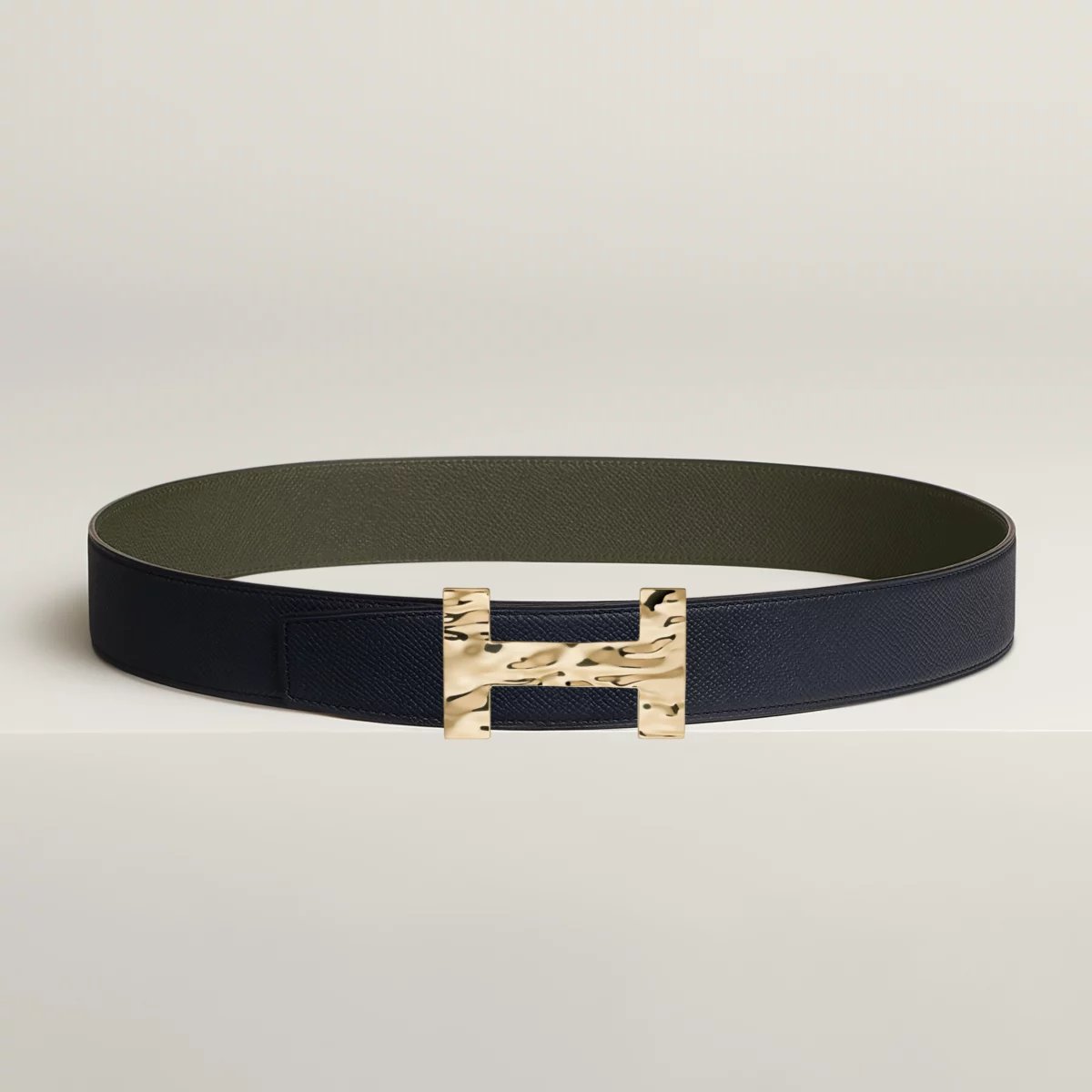 Quizz H2O belt buckle & Reversible leather strap 38 mm