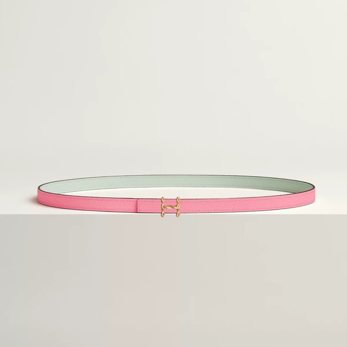 H Torsade Belt Buckle & Reversible Leather Strap 13 MM