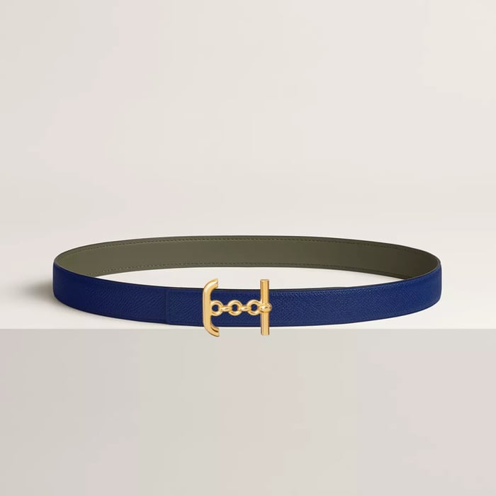 Ancre Marin Belt Buckle & Reversible Leather Strap 24 MM