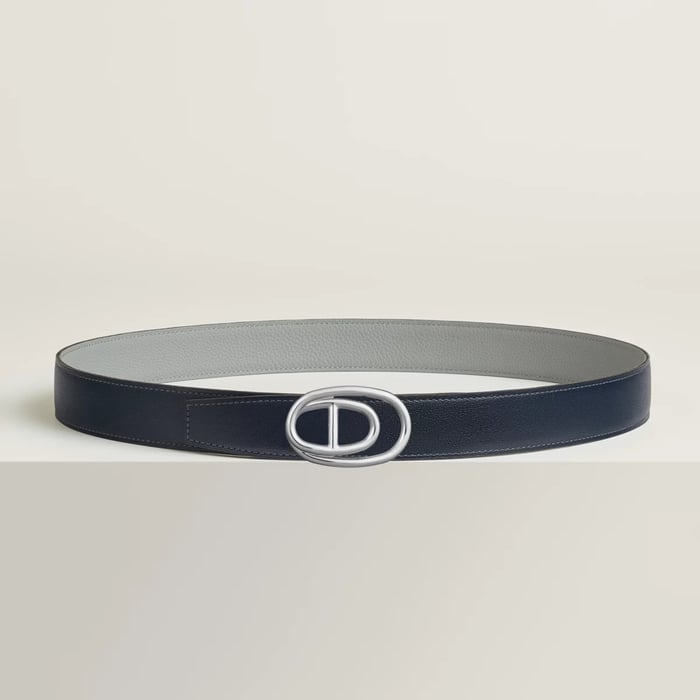 Odyssee Belt Buckle & Reversible Leather Strap 32 MM