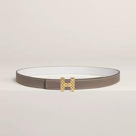 Garden Party Belt Buckle & Reversible Leather Strap 24 Mm