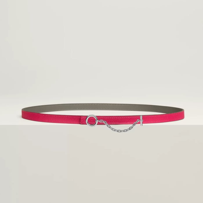 Carrousel Belt Buckle & Reversible Leather Strap 13 MM