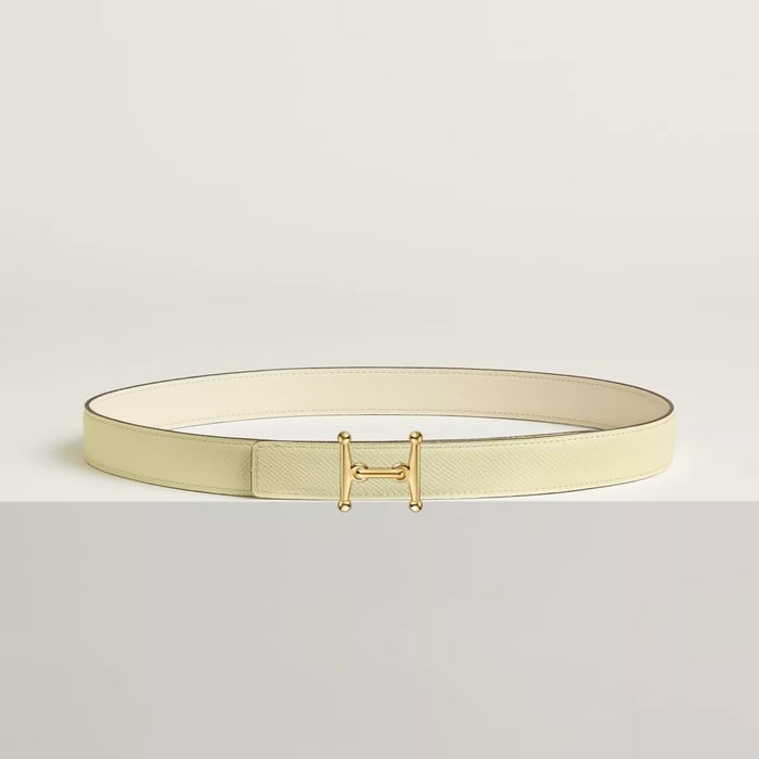 Mors H Belt Buckle & Reversible Leather Strap 24 MM