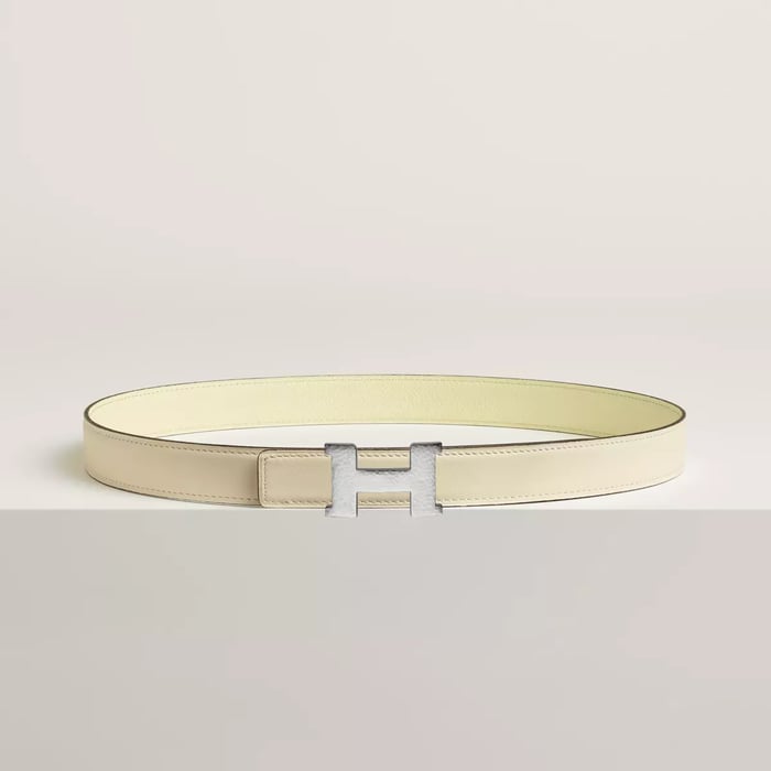 Boucle De Ceinture Mini Constance Martelée & Cuir De Ceinture Réversible 24 MM