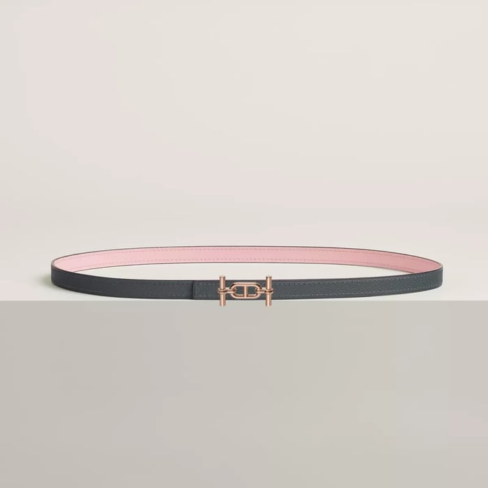 Ancre 벨트 버클 & 리버서블 가죽 스트랩 13mm