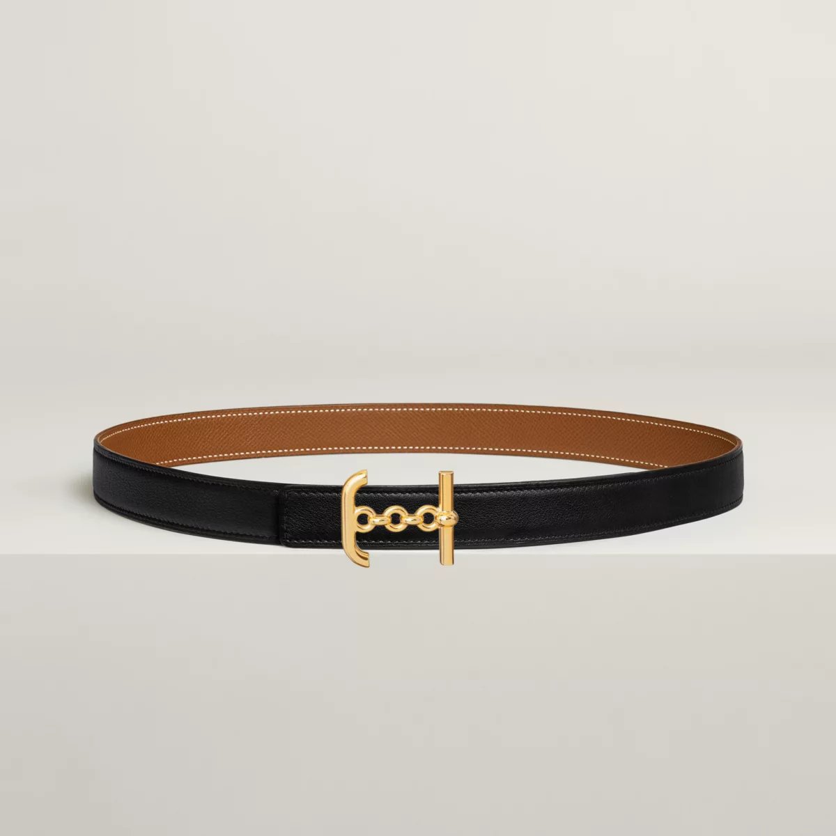 Ancre Marin belt buckle & Reversible leather strap 24 mm