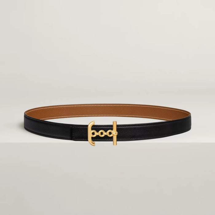Ancre Marin Belt Buckle & Reversible Leather Strap 24 MM