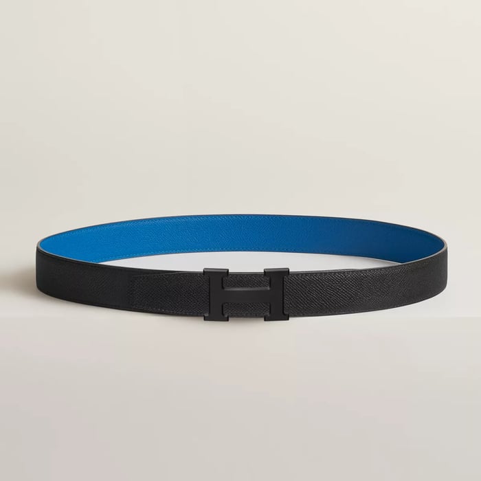 H 벨트 버클 & 리버서블 가죽 스트랩 32mm