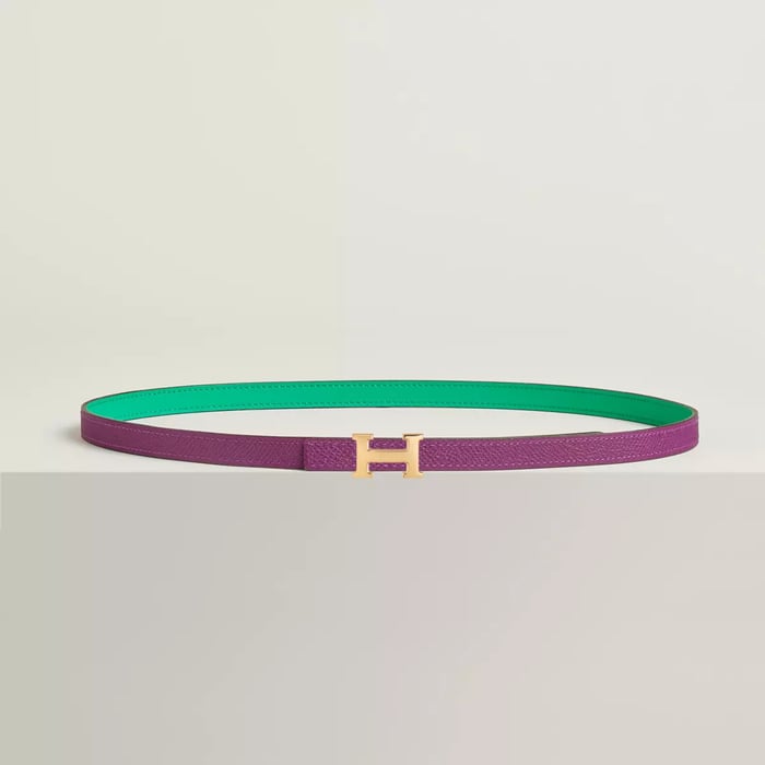 Mini 5382 Belt Buckle & Reversible Leather Strap 13 MM