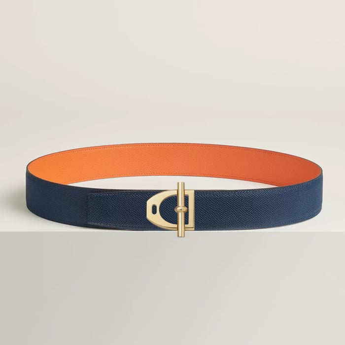 Neo Etrier Belt Buckle & Reversible Leather Strap 38 MM