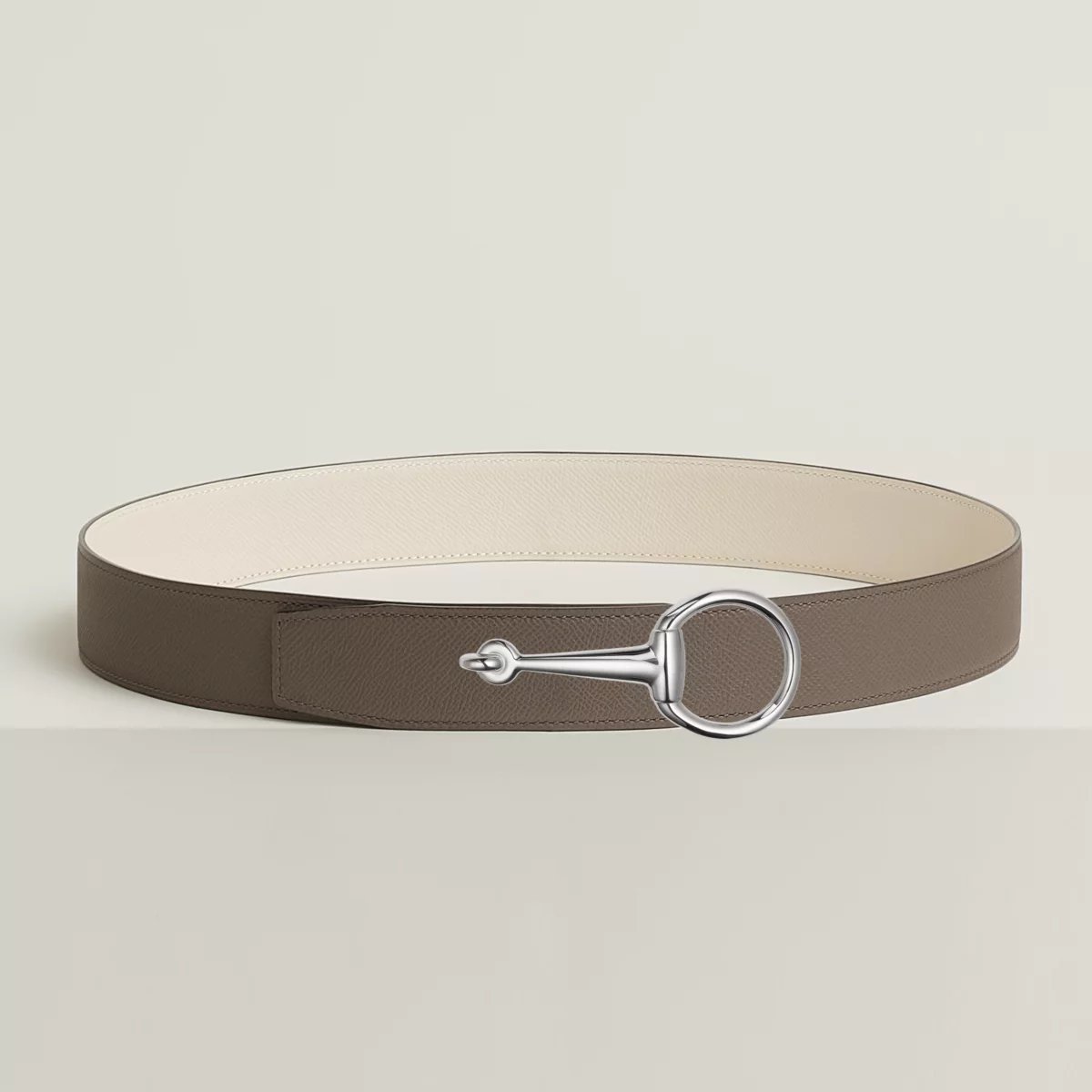 Casaque belt buckle & Reversible leather strap 38 mm