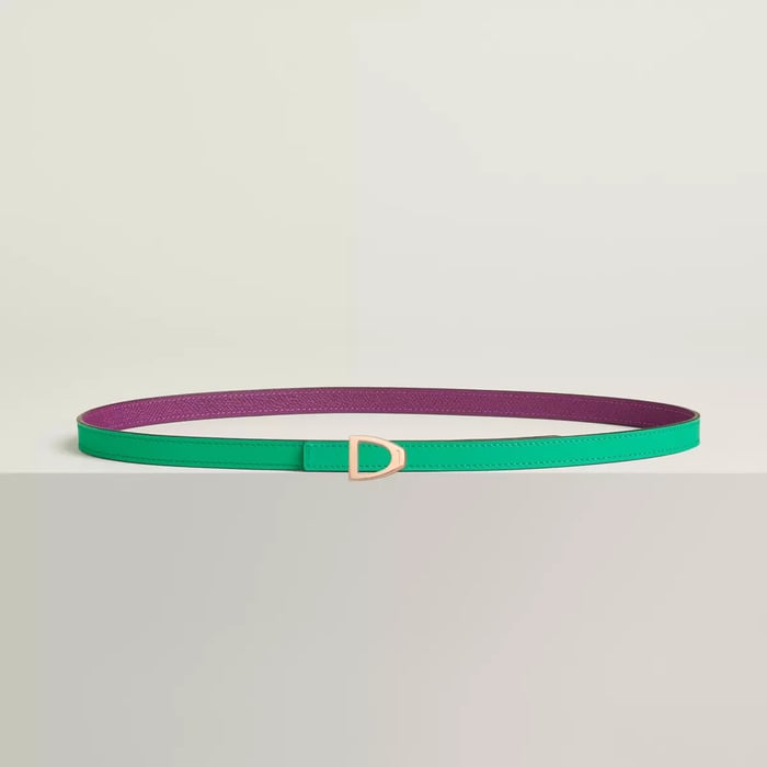Cavaliere 벨트 버클 & 리버서블 가죽 스트랩 13mm