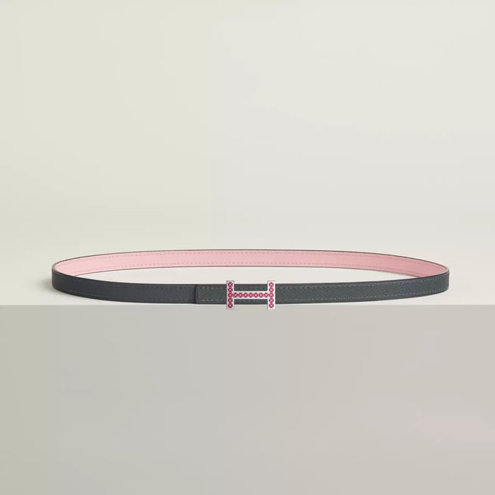 Focus Medor Laquee Belt Buckle & Reversible Leather Strap 13 MM