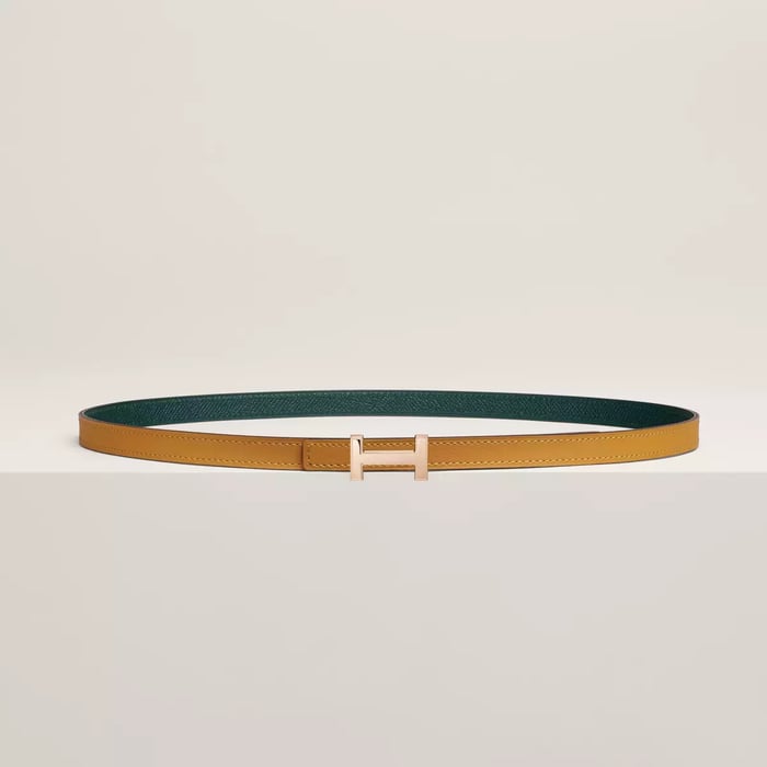 Focus belt buckle & Reversible leather strap 13 mm