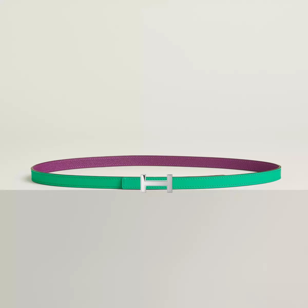 Focus belt buckle & Reversible leather strap 13 mm