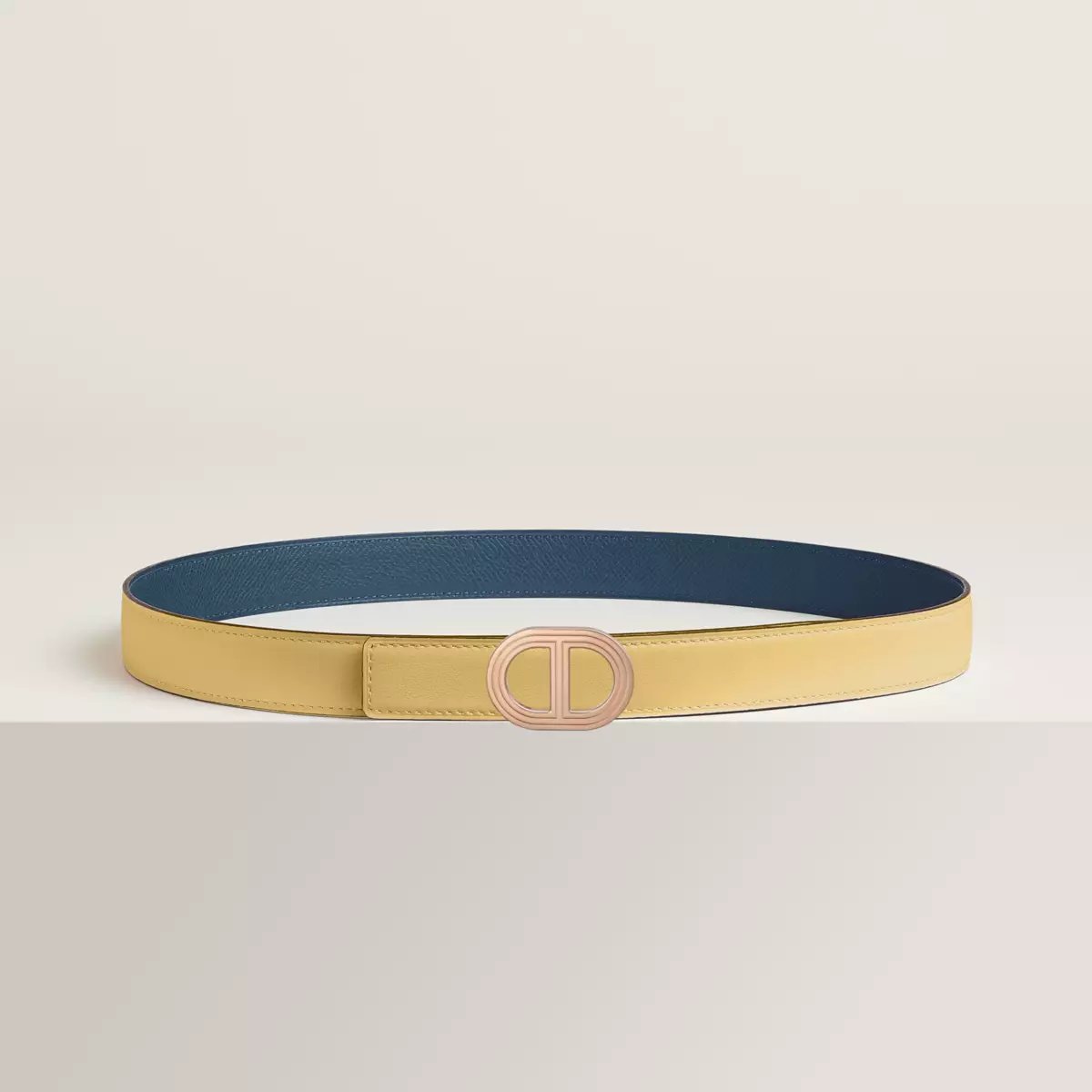 Rivage 벨트 버클 & 리버서블 가죽 스트랩 24mm