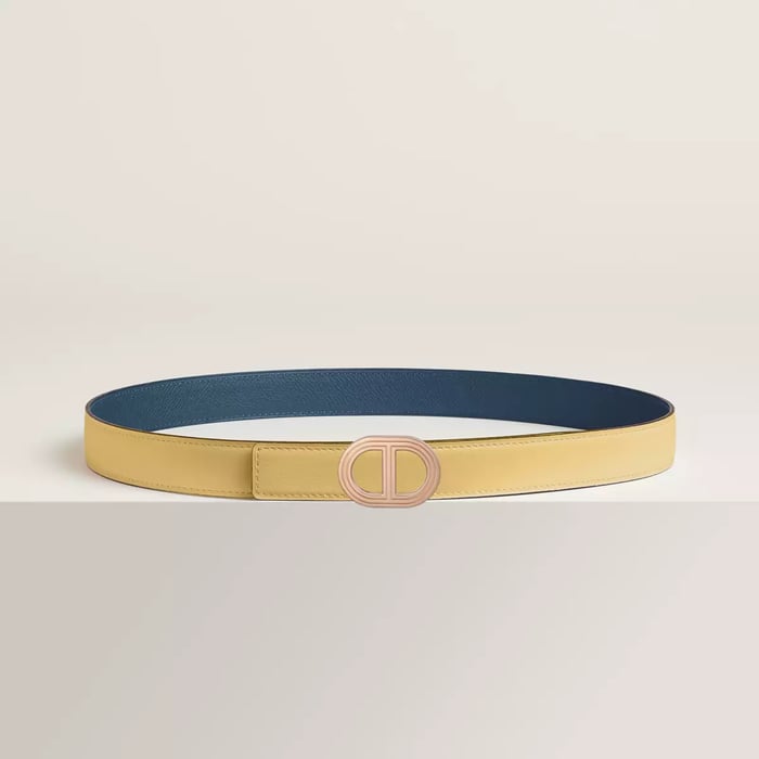 Rivage 벨트 버클 & 리버서블 가죽 스트랩 24mm
