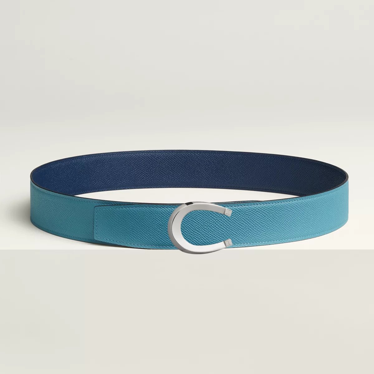 Luck belt buckle & Reversible leather strap 38 mm