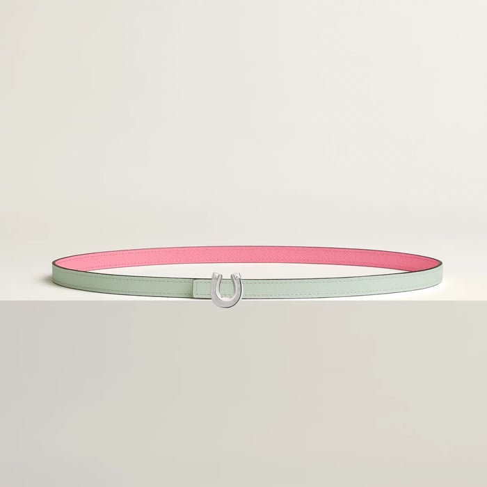 Lucky Jockette belt buckle & Reversible leather strap 13 mm
