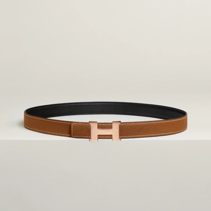 Mini Constance Martelee Belt Buckle & Reversible Leather Strap 24 MM