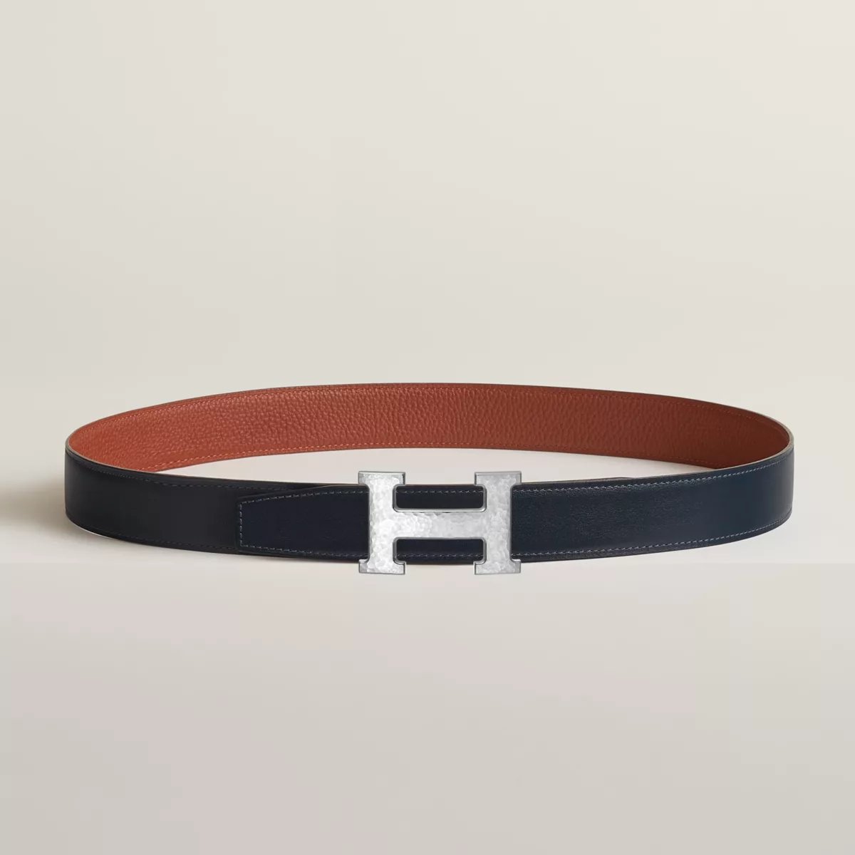 H Martelee 벨트 버클 & 리버서블 가죽 스트랩 32mm