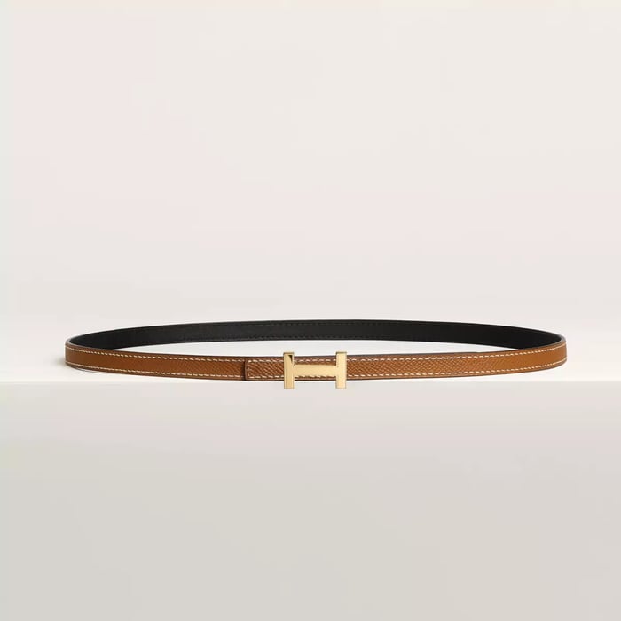 Focus Belt Buckle & Reversible Leather Strap 13 MM