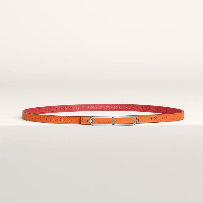 Roulis belt buckle & Reversible leather strap 13 mm