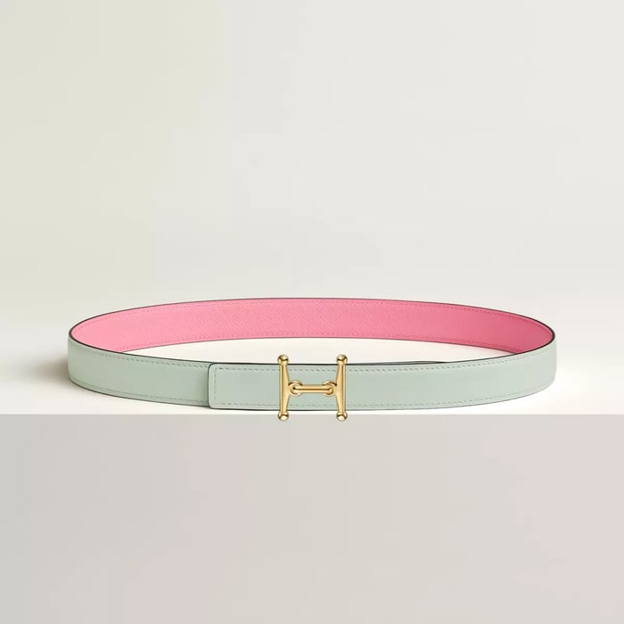 Mors H 벨트 버클 & 리버서블 가죽 스트랩 24mm