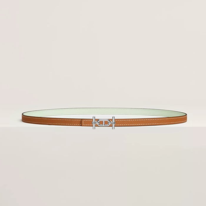 Ancre Belt Buckle & Reversible Leather Strap 13 MM