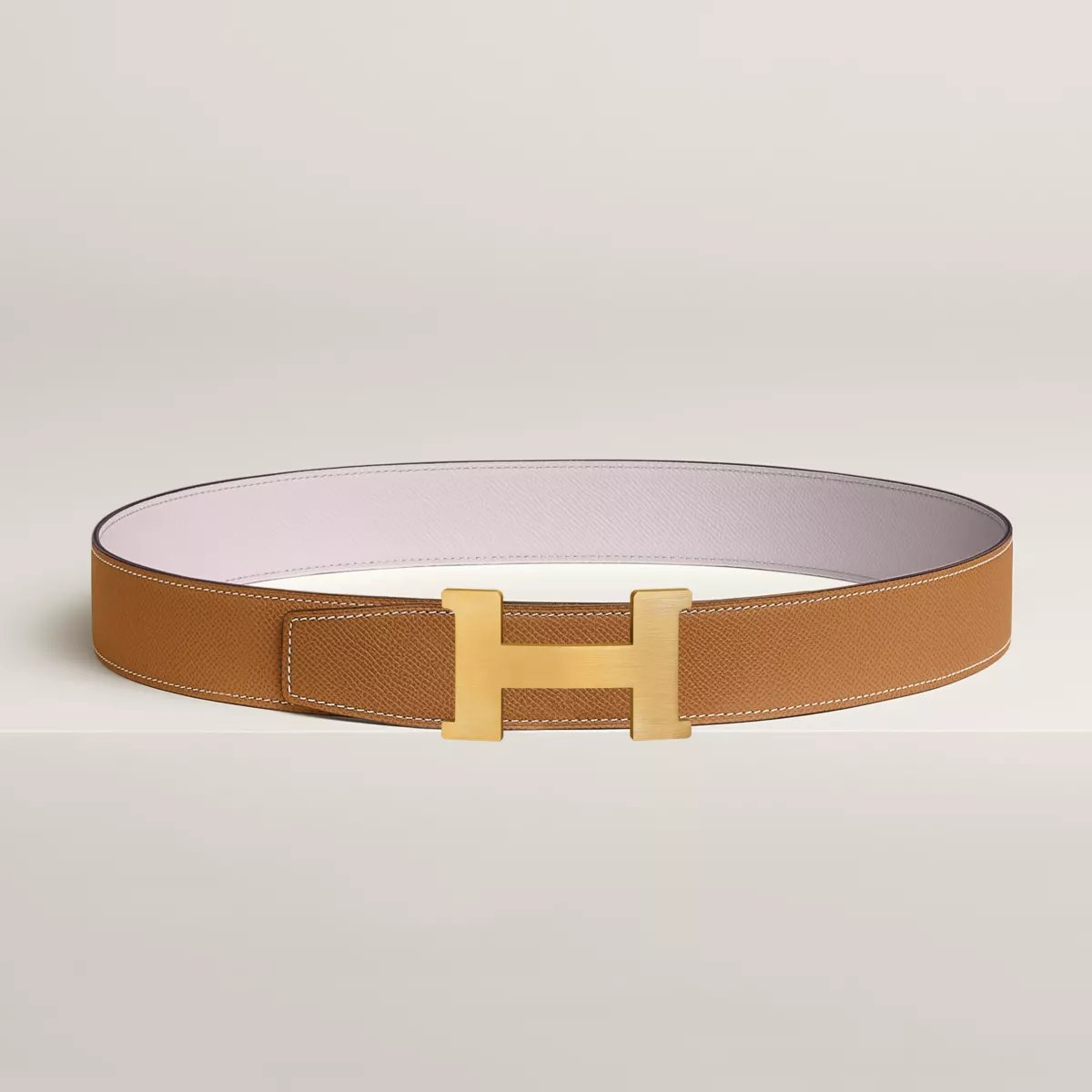 Constance belt buckle & Reversible leather strap 38 mm