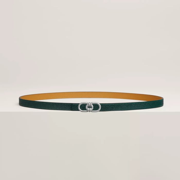 Plaisance Belt Buckle & Reversible Leather Strap 13 MM