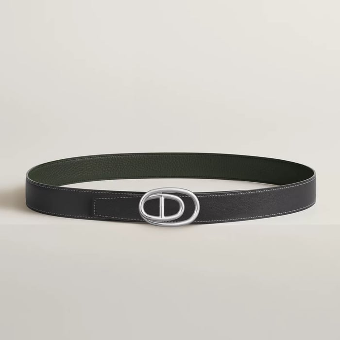 Odyssee Belt Buckle & Reversible Leather Strap 32 MM