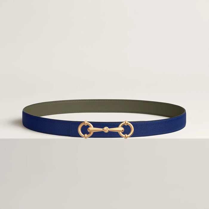 Lady Rider Belt Buckle & Reversible Leather Strap 24 MM
