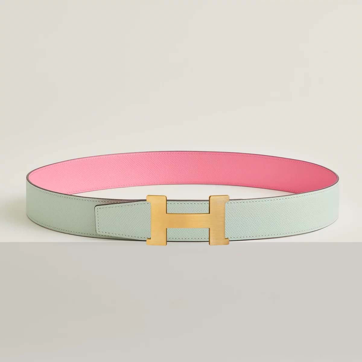 Constance belt buckle & Reversible leather strap 38 mm