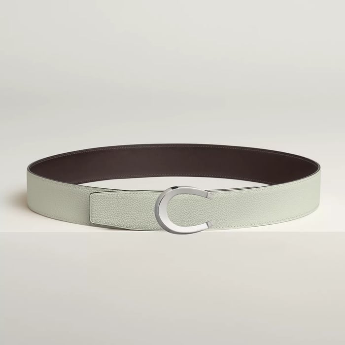Luck Belt Buckle & Reversible Leather Strap 38 MM