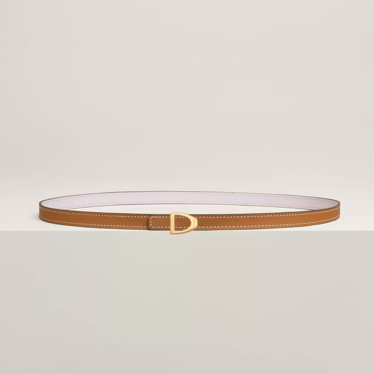 Cavaliere belt buckle & Reversible leather strap 13 mm