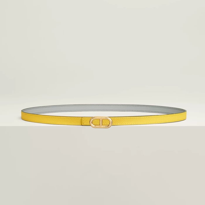 Maillon H Belt Buckle & Reversible Leather Strap 13 MM