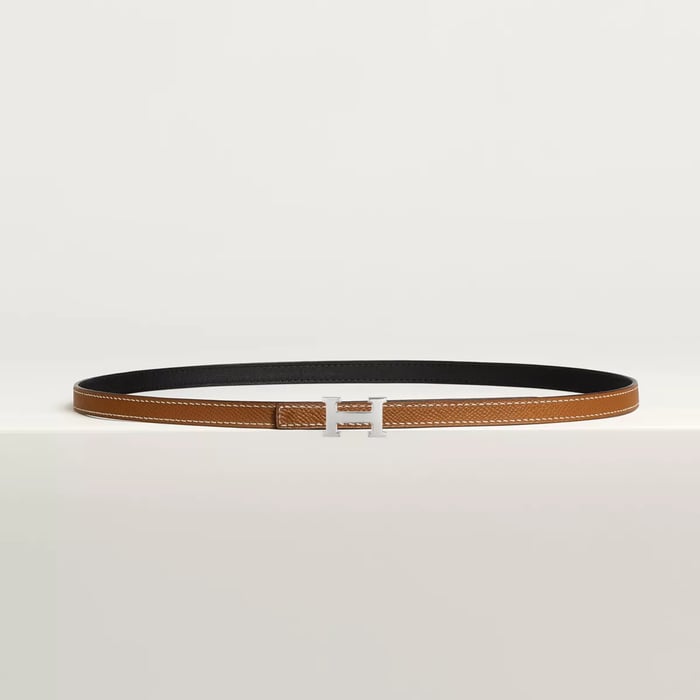 Mini 5382 Belt Buckle & Reversible Leather Strap 13 MM