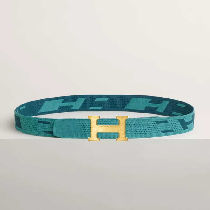 ベルトバックル 《H》 マルトレ & ニットベルト 《スプリント》 32 mm