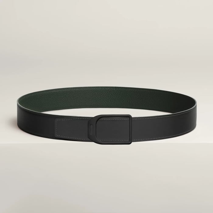Jockey Belt Buckle & Reversible Leather Strap 38 MM