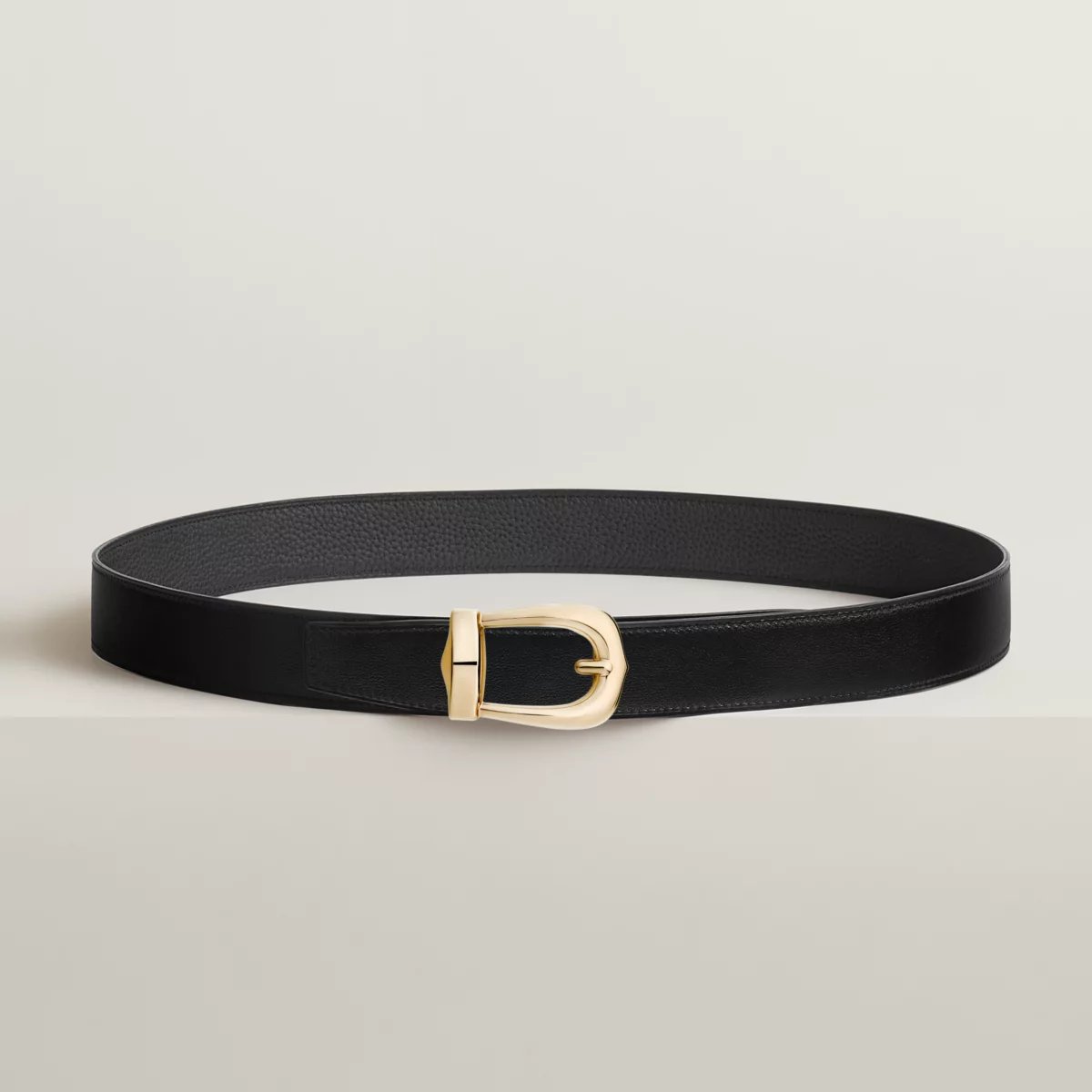 Bride d'Apparat belt buckle & Reversible leather strap 32 mm