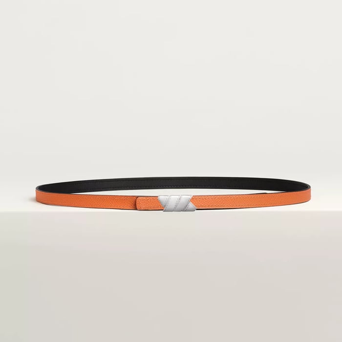 Ruban Belt Buckle & Reversible Leather Strap 13 MM