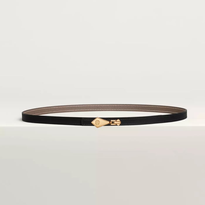 Fermetout belt buckle & Reversible leather strap 13 mm