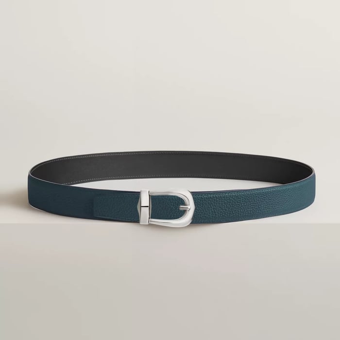 Bride d'Apparat Belt Buckle & Reversible Leather Strap 32 MM