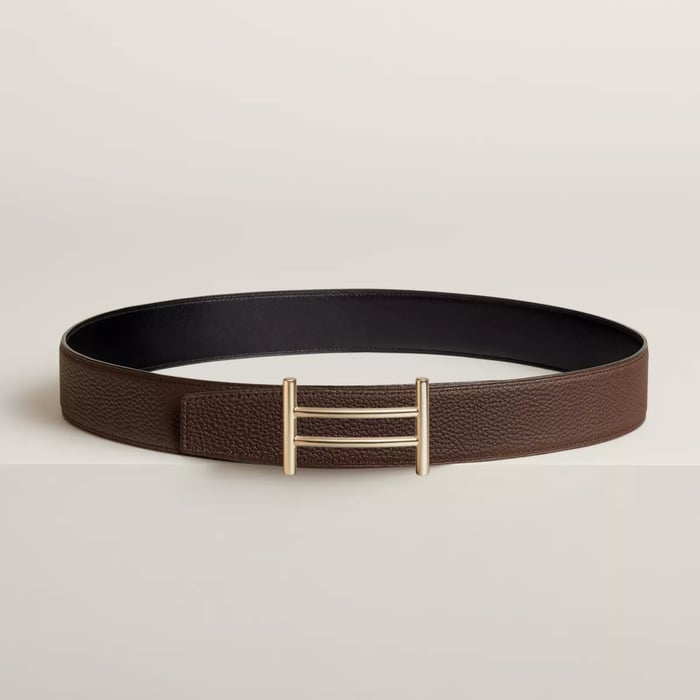 Rider Belt Buckle & Reversible Leather Strap 38 MM