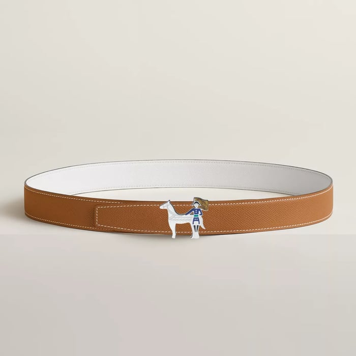 Artificier Belt Buckle & Reversible Leather Strap 32 MM