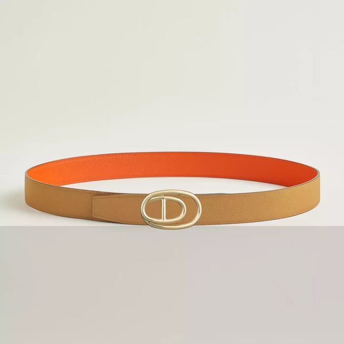 Odyssee Belt Buckle & Reversible Leather Strap 32 MM