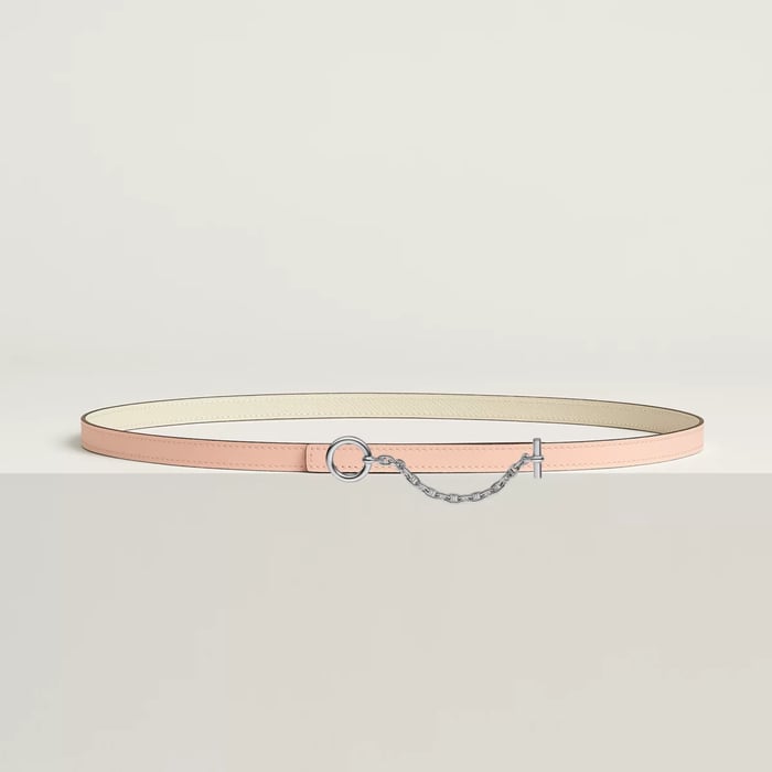 Carrousel belt buckle & Reversible leather strap 13 mm
