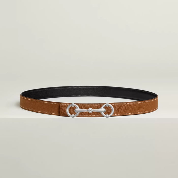 Lady Rider Belt Buckle & Reversible Leather Strap 24 MM